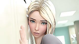 Horny Blonde Gwen Stacy Fucked in Dressing room after Hard Training &bull; HQ &bull;