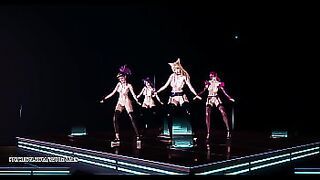 [MMD] K/DA - PopStars Hot Naked Dance Ahri Akali Kaisa Evelynn Leauge of Legends Uncensored Hentai 4K 60FPS Cosplay