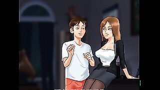 Summertime Saga ep 76 - HIS DICK UNTIL HE CUMS ON THE TEACHER