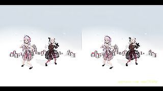 vr180 aqason mmd 3d dance