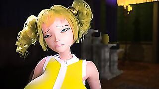3DGSPOT - Crazy 3D Cartoon Threesome With Multiple Cocks And Two Busty Girls! UNCENSORED SEX!