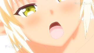 cute blonde girl on the beach hentai