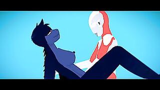 Goddesszilla vs Ultraman (stick nodes animation)