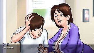 Busty Stepmom Loves Show Him Her Huge Breast - Summertime Saga New Version Long Replay 3D Porn Games