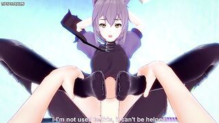 POV Hentai Footjob From Provence from Arknights