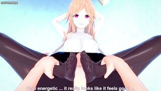 POV Hentai Footjob from Richeleu from Azur Lane