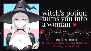 F4M | Erotic Audio | Moonlit Glow Futanari | Transformed into a woman and fucked!