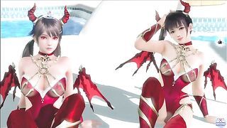 Dead or Alive Xtreme Venus Vacation Common Type Girls in Darkness Queen Outfit Nude Mod Part 1