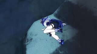 Furina / Focalors ryona + ragdoll - Genshin Impact