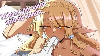 Horny Elf Girl Sucks Your Cock! [ASMR Roleplay][Monster Girl]