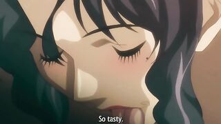 Experienced Busty Woman Gives Blowjob to her Lover | Hentai