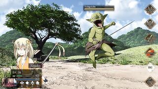 Samurai vandalism - a cute blondie samurai hunting monsters