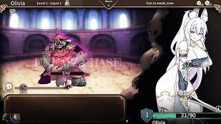 Arena Story Rouge And Princess Knight - Fighting a smile with 1 hp!