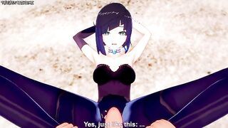 Yelan Gives You a Footjob At The Beach! Genshin Impact Feet POV
