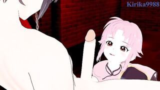 Maam and I have intense sex in a secret room. - Dragon Quest: Dai no Daibouken Hentai
