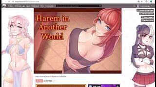 Harem In Another World [ Harem Hentai Game ] Ep.1 Seducing the hot redhead popular girl !