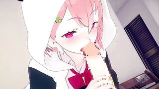 Saku Sasaki just has flirting sex