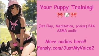 Sweet EBONY wants YOU to be her PUPPY! [F4A ASMR Audio]