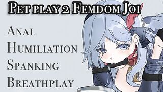 [Hentai JOI] Mistress's new pet 2 (Anal, Bondage, Pet play, Femdom)