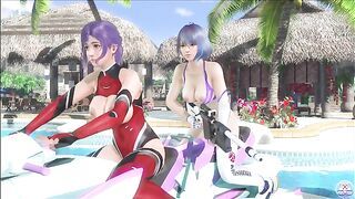 Dead or Alive Xtreme Venus Vacation Sayuri & Tamaki Dolphin Wave Collab Costume Nude Mod