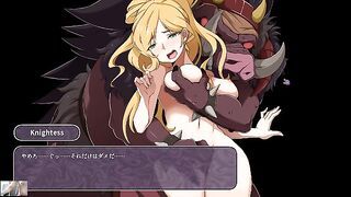The devil treasure hentai game - A sexy blonde hardcore fucked by giant demon