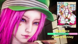 One Piece - Jewelry Bonney × Pink Lingerie Stockings - Lite Version