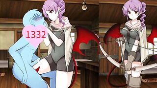 [#06 Hentai Game Succubus Duel Play video(motion anime game)]