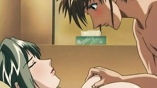 Busty MILF with Hairy Pussy Loves to Fuck in the Missionary Position and Have an Orgasm