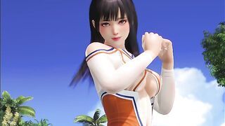 Dead or Alive Xtreme Venus Vacation Koharu Hurray Hurray Venus Cheerleader Outfit Nude Mod