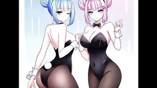 Two Girls Have a Farting Competition