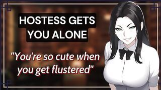A Sexy Hostess Notices You And Takes You To A Private Room For Free