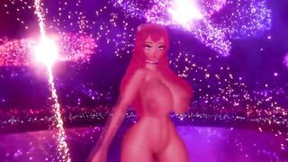 Dancing for fun~! (MistyGarden MMD DANCE Strip tease)