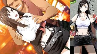 [Hentai Game Final ecstasy. FF7 Tifa Lockhart  Aerith Final fantasy sex game.]