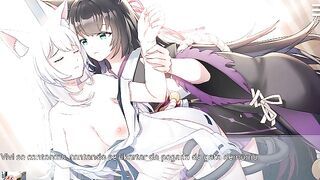 Living with a demon fox - The best fox girl lesbian game scenes