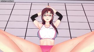 Mari Gives You a Footjob To Train Her Sexy Body! Evangelion Feet Hentai POV