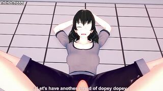 Midari Ikishima Gives You a Footjob To Train Her Sexy Body! Kakegurui Feet Hentai POV