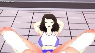 Kawakami Gives You a Footjob To Train Her Sexy Body! Persona 5 Feet Hentai POV