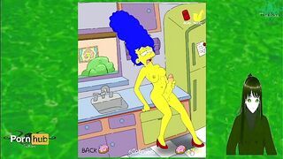 Marge masturbating - Flashando