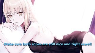 Saber expects perfect obedience from her pet Hentai femdom CEI
