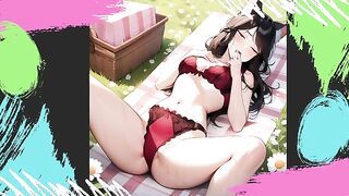 Picnic with your brunette catgirl
