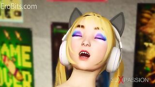 Esmeralda. A gamer girl fucked hard by the MC of her favorite game. Futa 3DX Fantasy Rule34 Parody