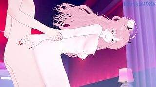 Yozakura Kirara and I have intense sex in a love hotel. - Blue Archive Hentai