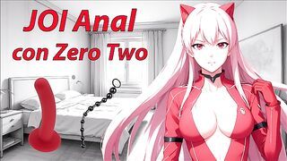 JOI Hentai Anal con Zero Two.