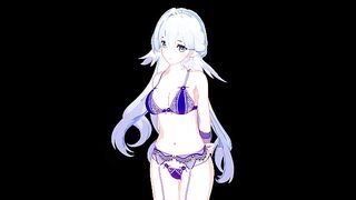 Honkai Star Rail Robin Lingerie Photoshoot