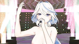 FURINA'S NAKED IDOL PREFORMANCE [ Genshin Impact Hentai R34 Porn }