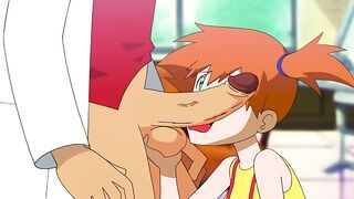 Animated cum mouth and facial compilation