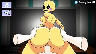 Toy Chica Gets Fucked Hard (Cachipun with Waifu)