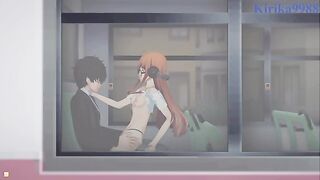 Futaba Sakura and Ren Amamiya have deep fucking on the bus. - Persona 5 Hentai