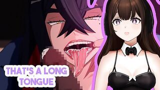 Long Tongue Anime Slut Sloppy Blowjob and Deepthroats | Hentai