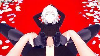 All Servants From Fate/Grand Order Give You A Footjob Hentai POV